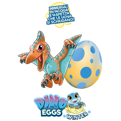 Dino Eggs Winter: Pteranodonte