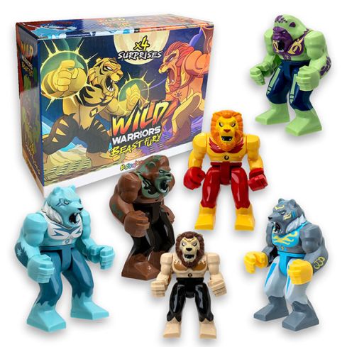 Wild Warriors Beast Fury: Funny Box 4 pezzi - Soggetti diversi
