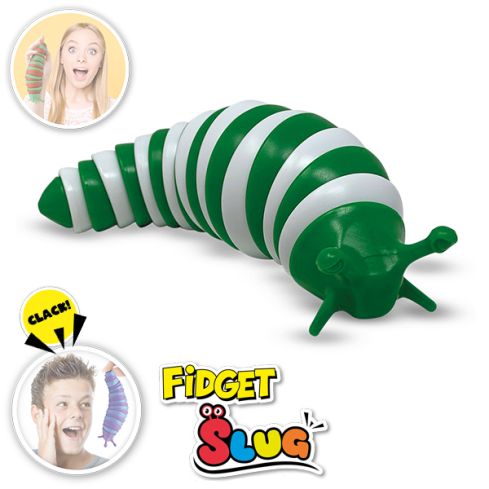 Fidget Slug: White-Green