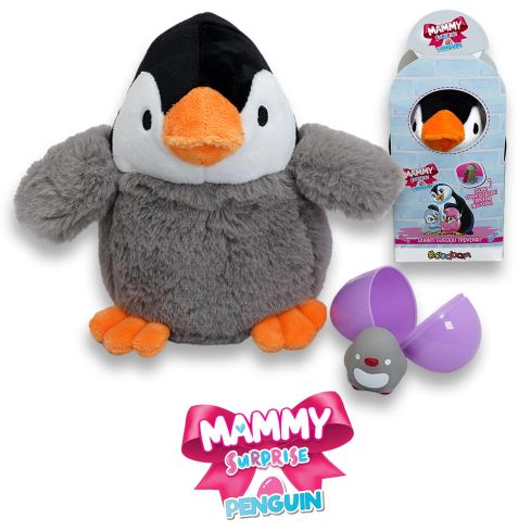 Mammy Surprise Penguin colore Grigio Morbido - Scopri quanti cuccioli nasceranno