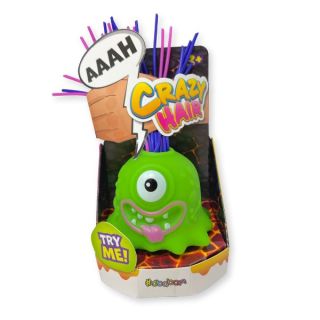 Crazy Hair - Col.Green - Tiragli i Capelli - Pile Incluse