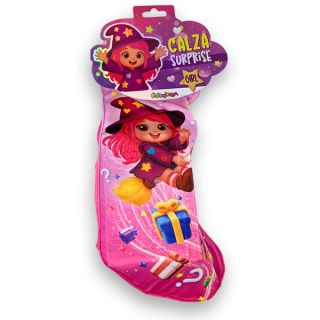 Calza Befana con 2 giochi - versione bambina
