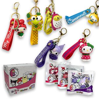 Hello Kitty and Friends Key Ring serie 3: Funny Box con 3 personaggi diversi