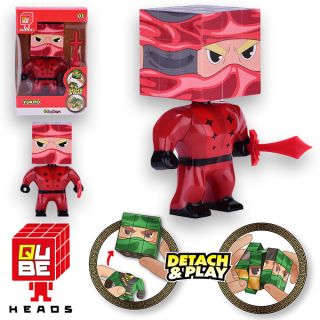 Ninja Cube Heads Yukito - Testa Rompicapo Staccabile