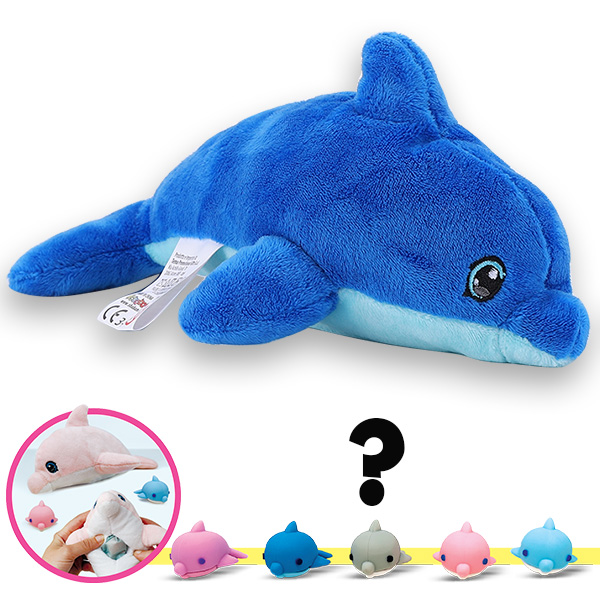 Orsetto in costume da delfino BRUBIES orsetto di peluche 25cm regalo